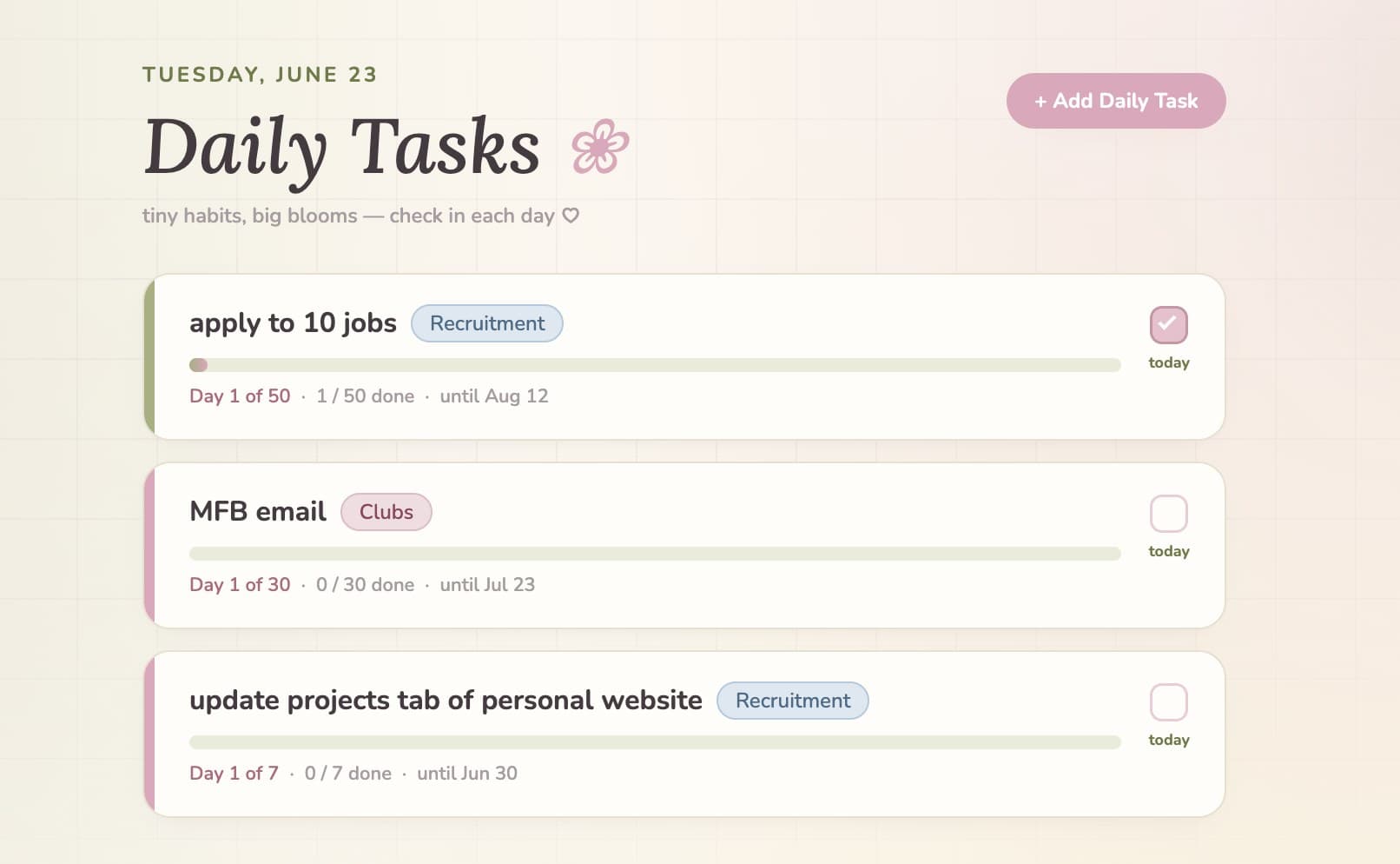 Bloomtasks screenshot 4
