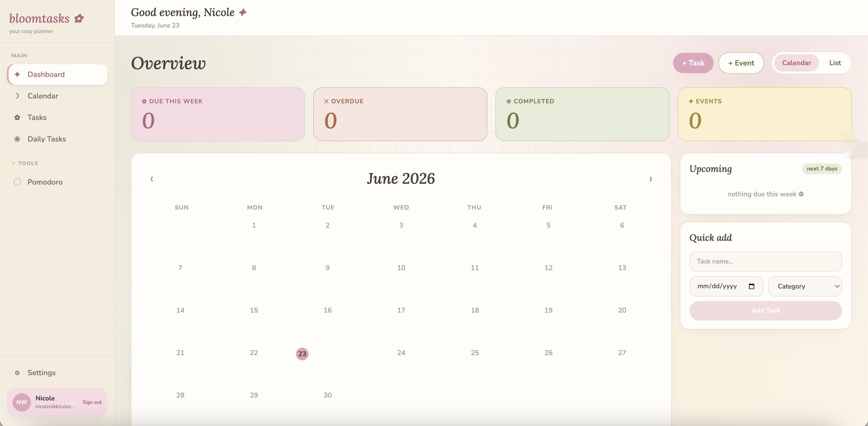 Bloomtasks
